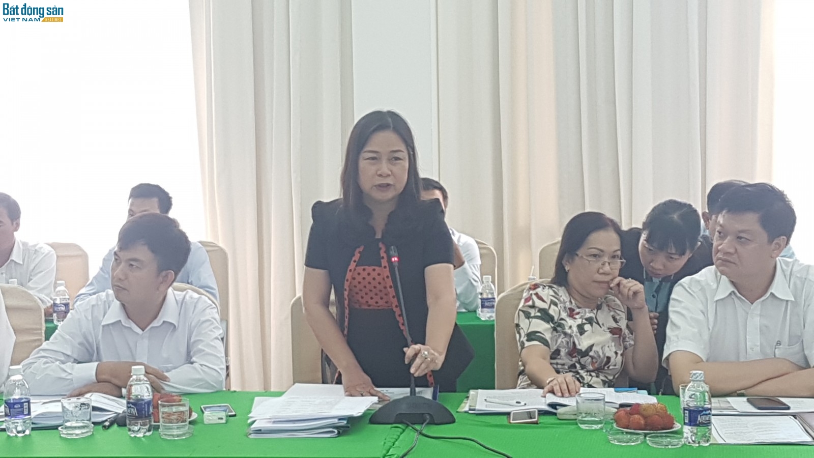 Bà Võ Thị Hồng Ánh, Phó chủ tịch UBND TP. Cần Thơ phát biểu tại buổi làm việc.