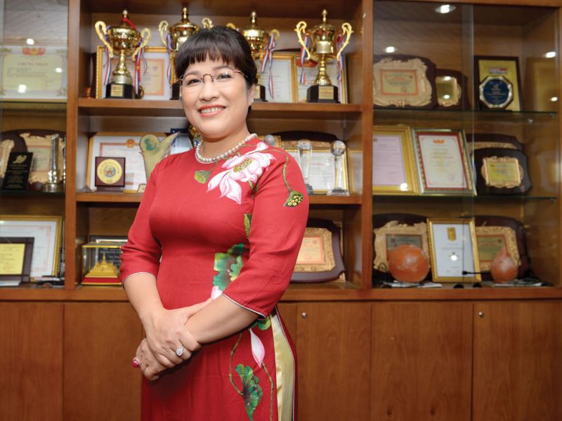 Bà Lưu Thị Thanh Mẫu - Tổng giám đốc Phúc Khang