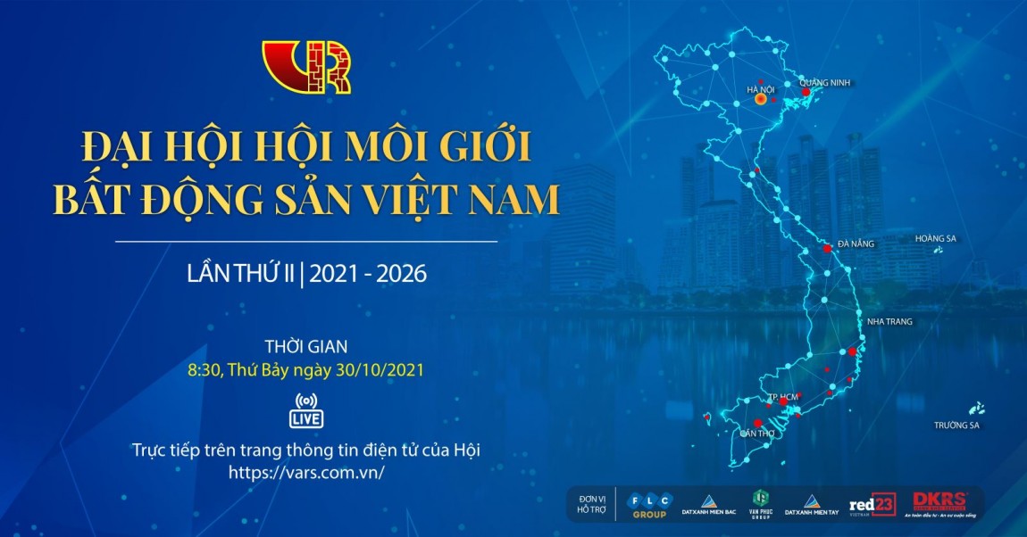 Hôm nay diễn ra Đại hội Hội Môi giới Bất động sản Việt Nam lần II