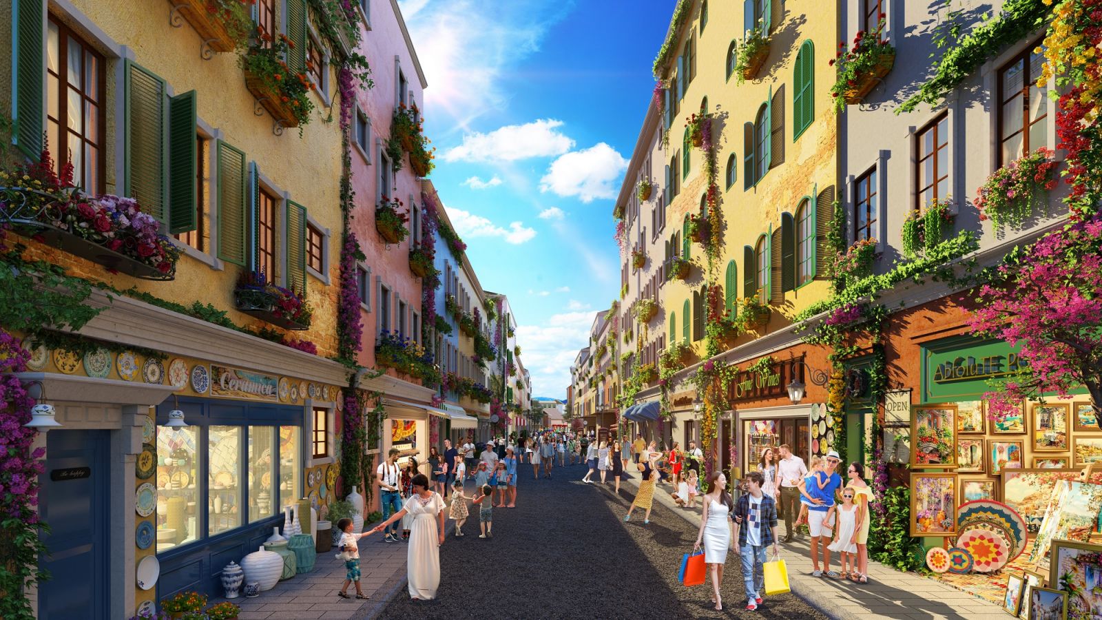 Sức nóng của những tổ hợp giải trí lớn ở Phú Quốc Ảnh 3 - Một “thị trấn Amalfi” thu nhỏ sẽ được hình thành ở Tây Nam đảo Ngọc