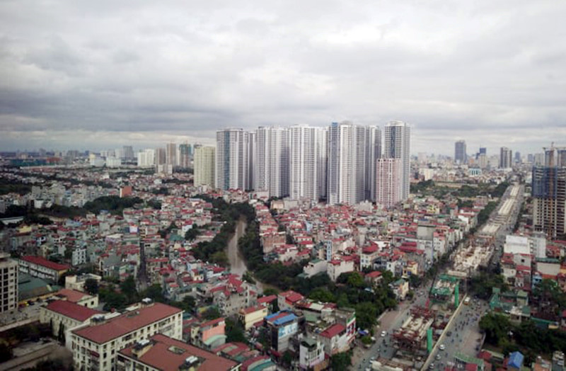Phía Tây của thủ đô Hà Nội. Ảnh: Mạnh Hưng.