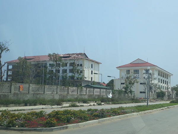 Công ty Erro xây dựng nhiều hạng mục khi chưa được cấp phép xây dựng.