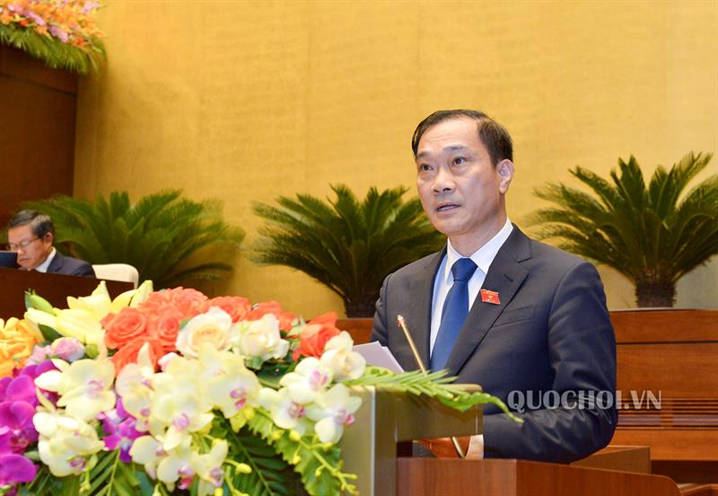 “Tín dụng đen” diễn biến phức tạp, công tác quản lý còn nhiều bất cập Chủ nhiệm Ủy ban Kinh tế Vũ Hồng Thanh trình bày Báo cáo thẩm tra