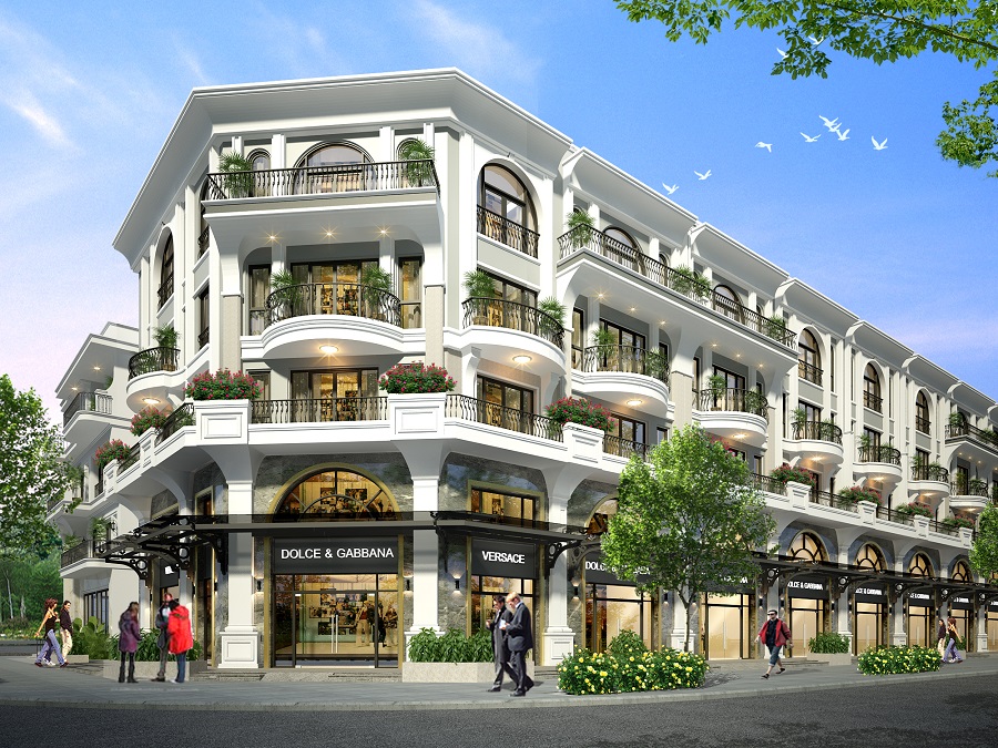 Với không gian hiện đại và rộng rãi, Shop-villa đảm bảo các công năng ở và kinh doanh một cách tối ưu nhất - Ảnh: ĐP