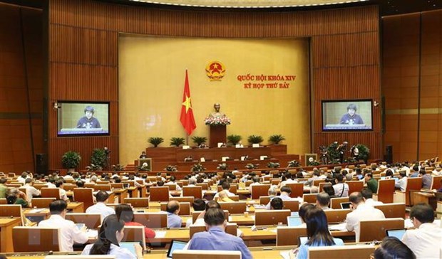 Quang cảnh phiên họp của Quốc hội. (Ảnh: Doãn Tấn/TTXVN)