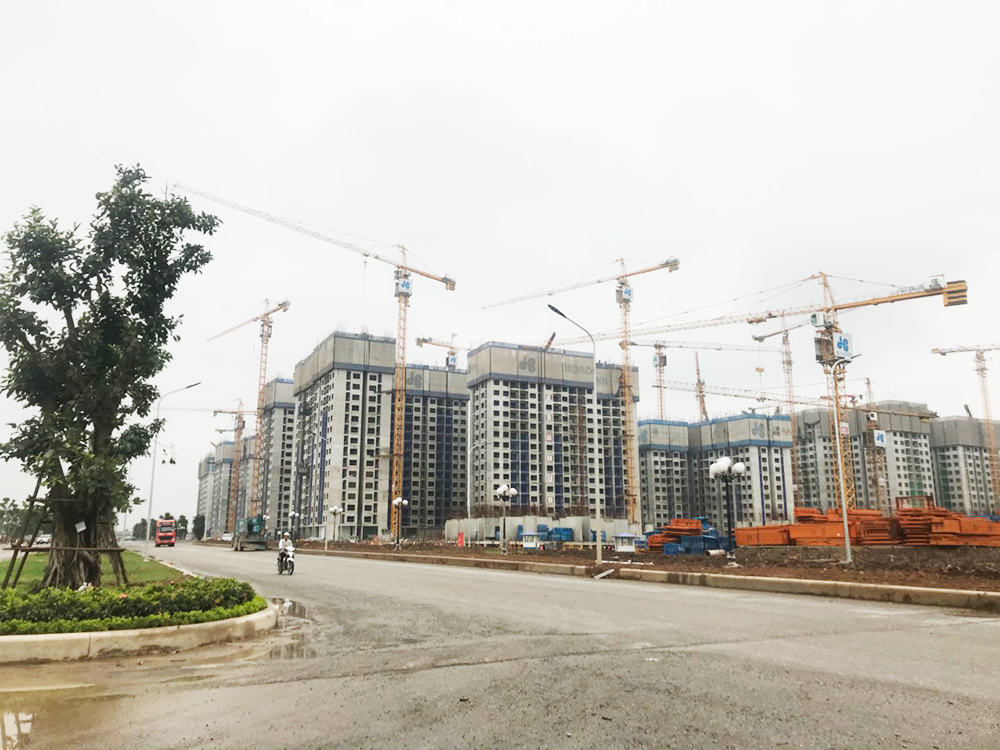 Các hạng mục khác vẫn được triển khai xây dựng.