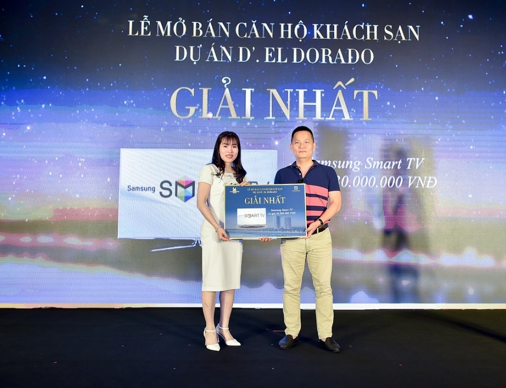 Hàng trăm giao dịch thành công tại lễ mở bán dự án D’. El Dorado Khách hàng may mắn nhận quà từ chương trình bốc thăm trúng thưởng