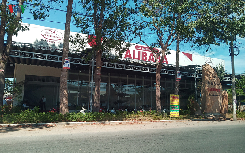 Lô đất hơn 10 ha nằm phía sau trụ sở của Alibaba tại xã Châu Pha