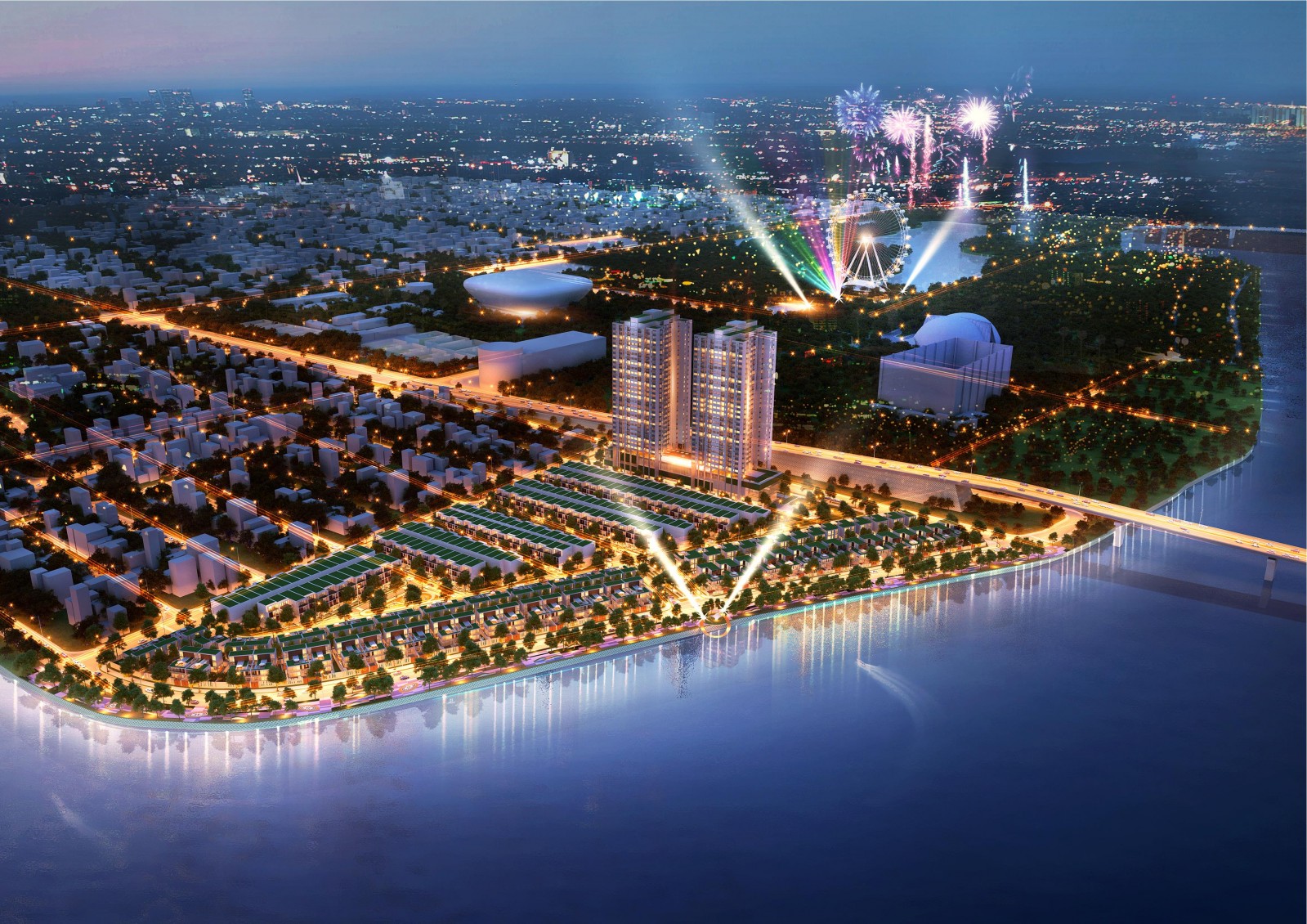 Mô hình dự án Elysia Complex City.