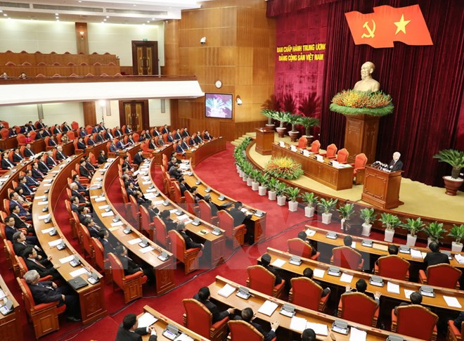 Toàn cảnh bế mạc hội nghị. (Ảnh: Trí Dũng/TTXVN).