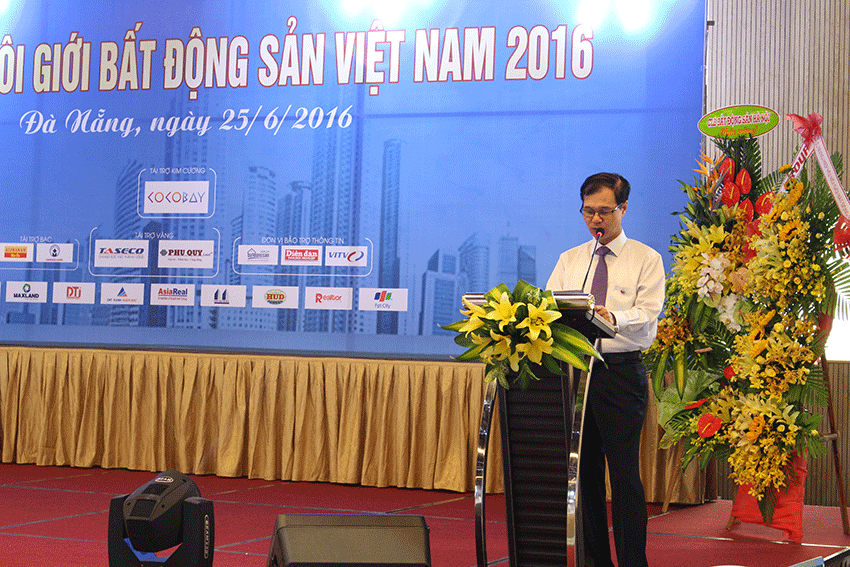 Ông Nguyễn Mạnh Hà phát biểu tại ngày hội năm 2016.