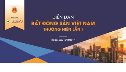 Bộ nhận diện chính thức của Diễn đàn Bất động sản Việt Nam thường niên lần I.