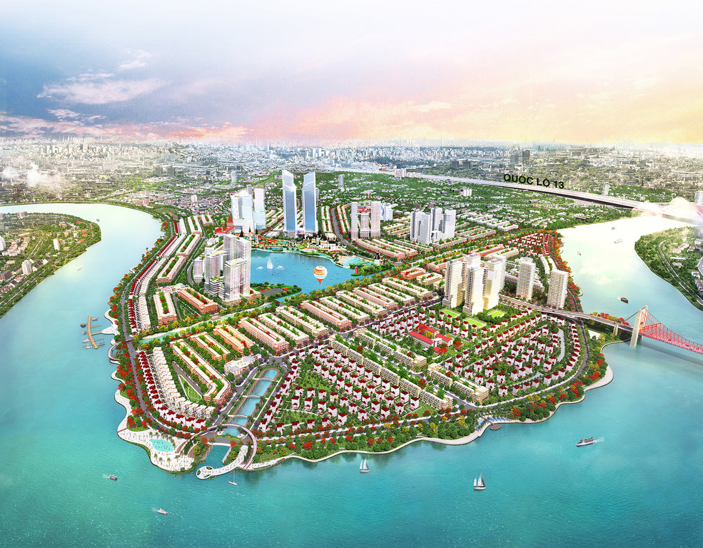Khu đô thị Vạn Phúc sở hữu môi trường sinh thái rộng lớn kết hợp vị trí ngay trong nội thành.