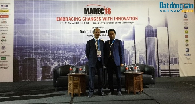 Lãnh đạo VNREA tham dự Hội nghị Bất động sản Malaysia 2018