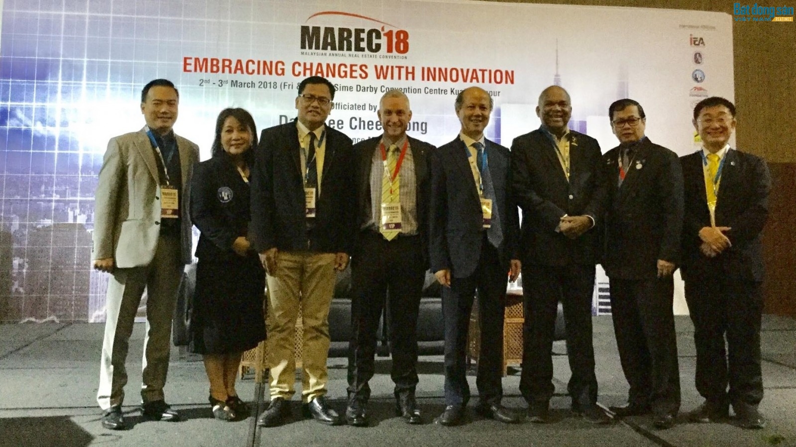 Lãnh đạo VNREA tham dự Hội nghị Bất động sản Malaysia 2018