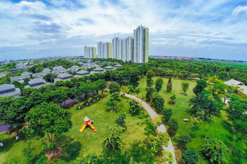 Dự án Ecopark (Hưng Yên) là một dự án “bất động sản tích hợp” thành công với công viên và không gian công cộng được quy hoạch tốt.