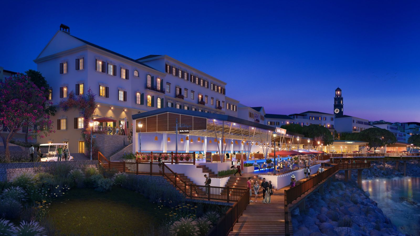 Lối kiến trúc Ý lãng mạn của Sun Premier Village Primavera