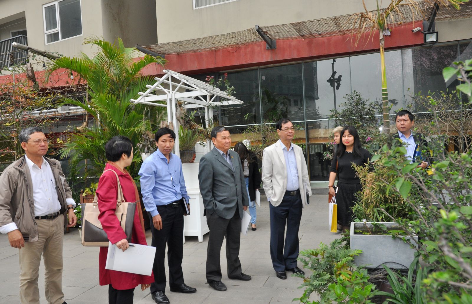 Hội đồng Giảm khảo khảo sát thực địa tại dự án Khu đô thị Văn Phú (Hà Đông).