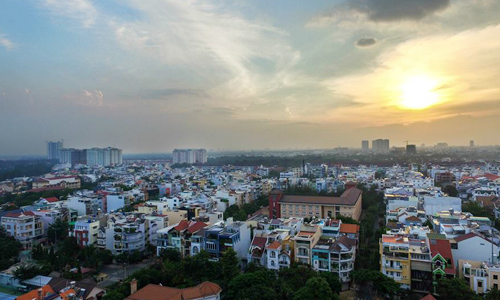 Bất động sản khu Nam TP HCM. Ảnh: Lucas Nguyễn