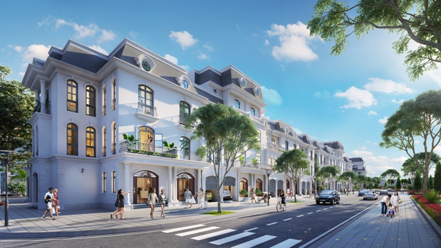 Nhà liền kề Vinhomes Star City - Điểm đến Nhà liền kề tại phân khu Hoa Hồng - Vinhomes Star City có diện tích từ 72 – 233,5m2, phù hợp cho cả mục đích sinh sống lẫn đầu tư kinh doanh (hình ảnh minh họa)