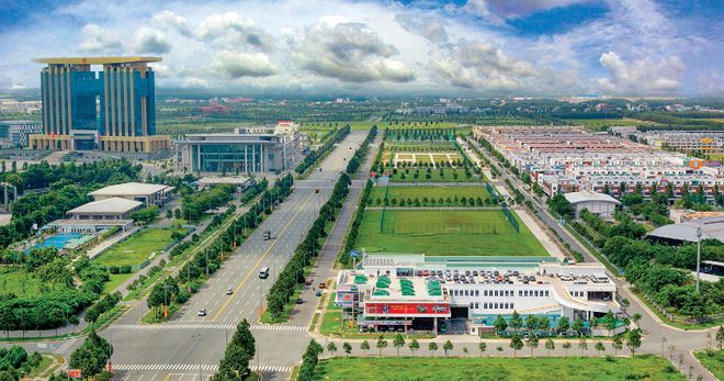 Điểm nổi bật của Thành phố mới Bình Dương là sở hữu hệ thống giao thông khá đẹp
