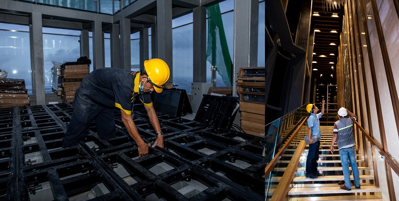 Những công tác chuẩn bị cuối cùng đang được gấp rút tiến hành chờ ngày mở cửa đón khách.