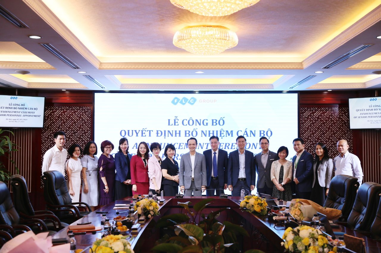 Ban lãnh đạo Tập đoàn FLC và Hãng hàng không Bamboo Airways cùng nhân sự mới được bổ nhiệm