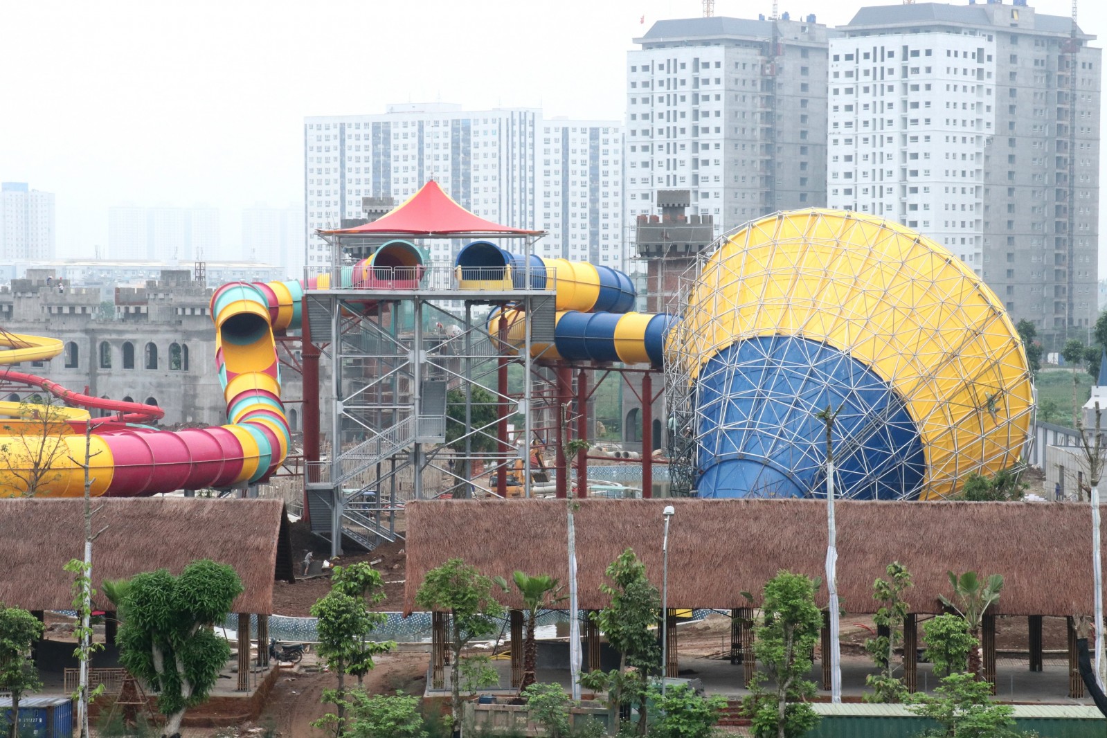 Toàn cảnh công viên nước Thanh Hà