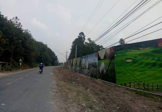 Dự án nằm ngay trục đường chính của trung tâm Hành chính huyện Bàu Bàng.