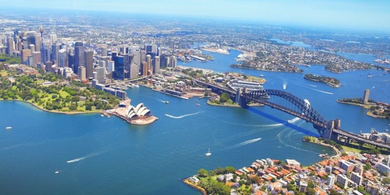 Quang cảnh Sydney từ trên cao