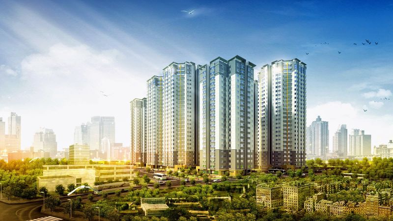 Các dự án BĐS ngày càng được chú trọng đầu tư gắn liền với hệ thống tiện ích như trường học, bệnh viện, sân chơi, không gian sinh hoạt xanh... (Ảnh minh họa)
