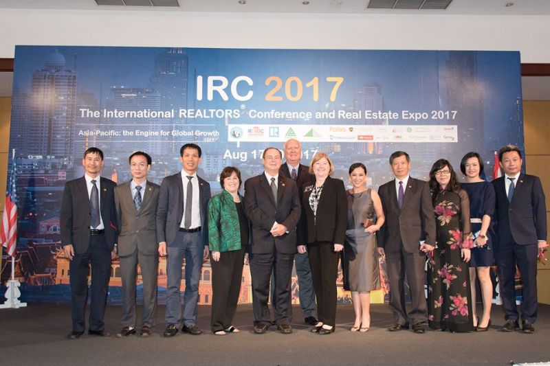 Đoàn đại biểu Hiệp hội BĐS Việt Nam tại IRC 2017 