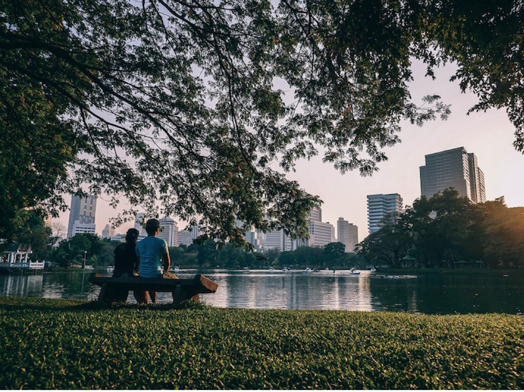 Hình ảnh BangKok nhìn từ Công viên thành phố Lumphini Park. (Pixabay)