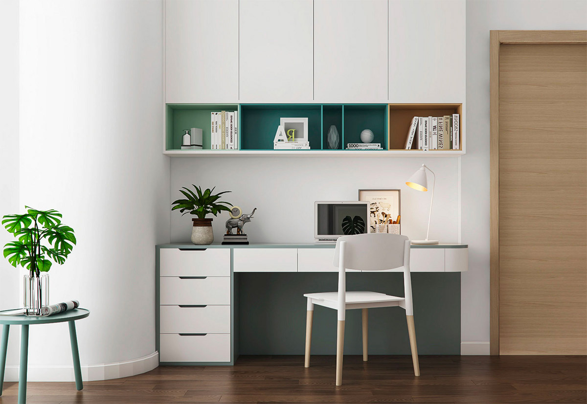 Mẫu thiết kế góc làm việc tại nhà đẹp lạ