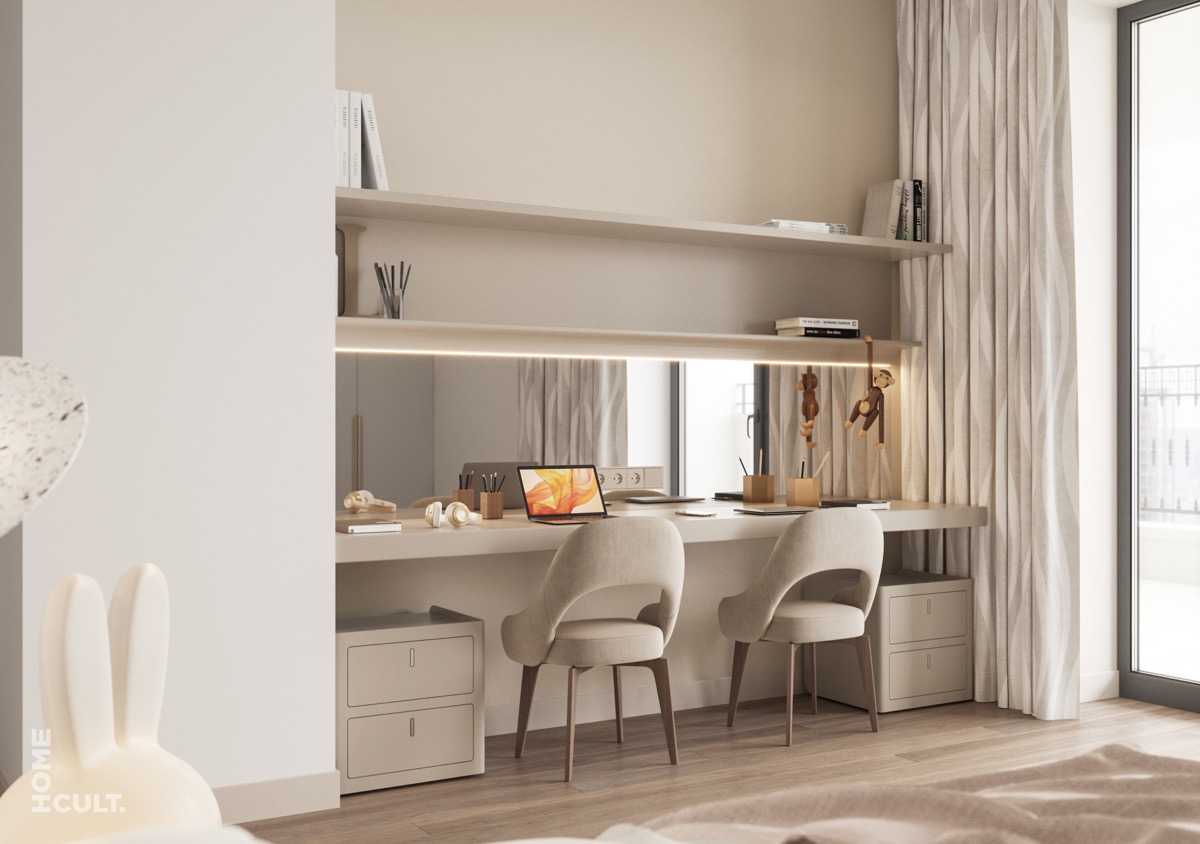 Mẫu thiết kế góc làm việc tại nhà đẹp lạ