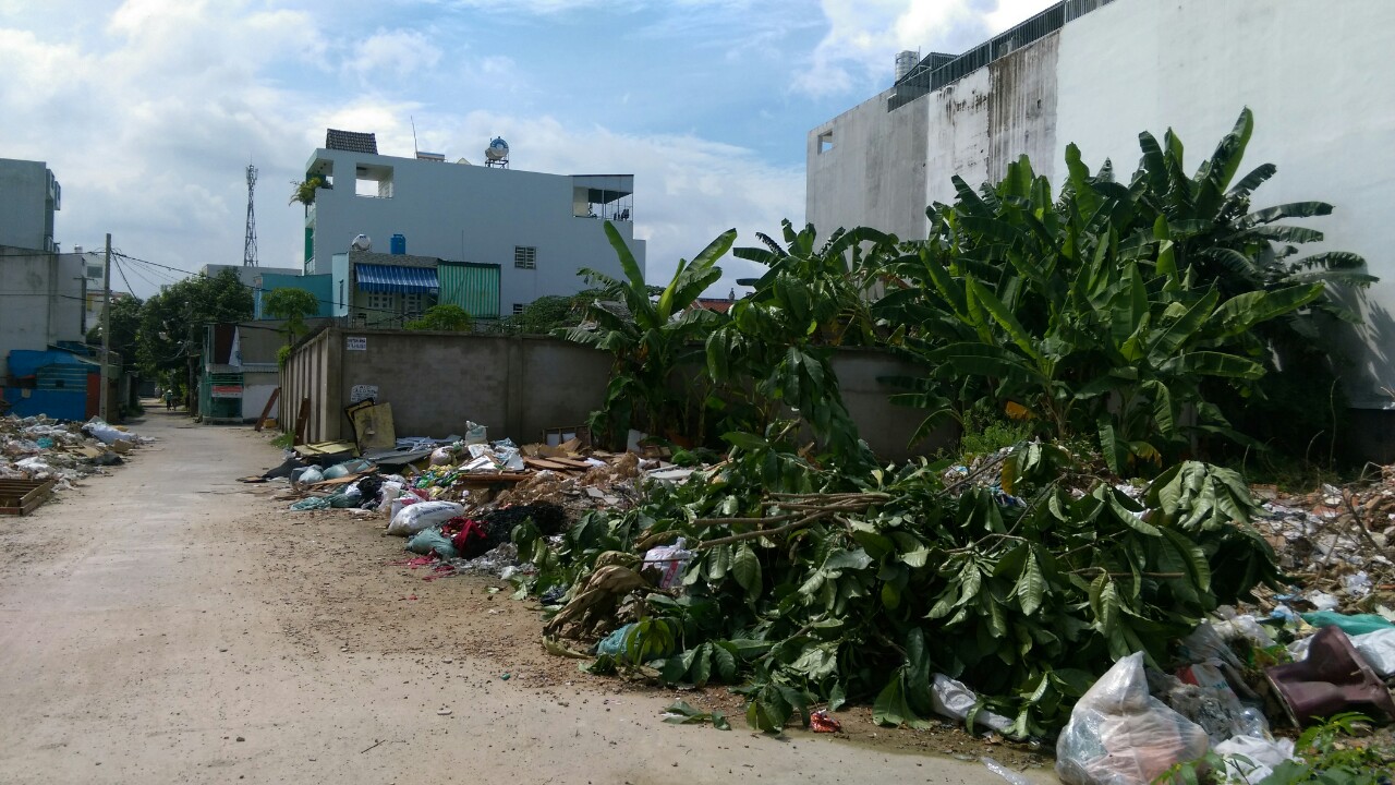 Và thành nơi chứa rác.