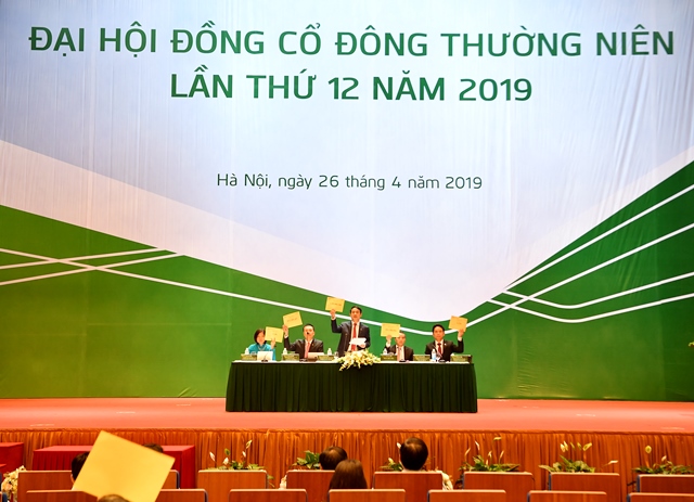 Vietcombank tổ chức đại hội cổ đông lần 12 thành công