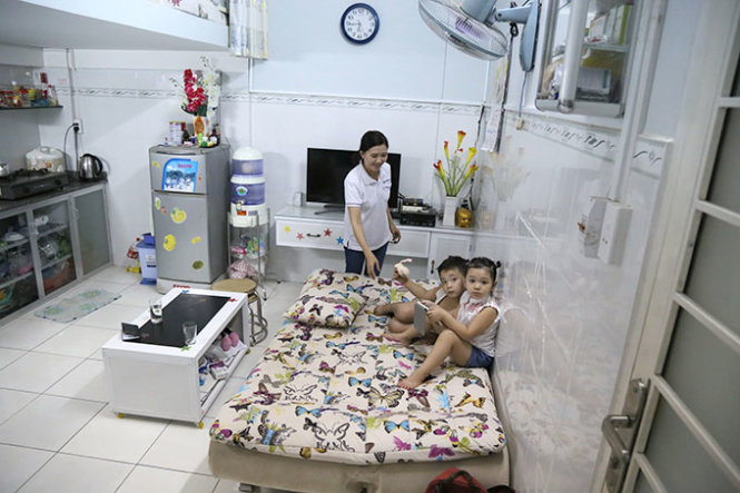 Bên trong một căn nhà ở xã hội tại Bình Dương (Nguồn ảnh: Tuổi trẻ)
