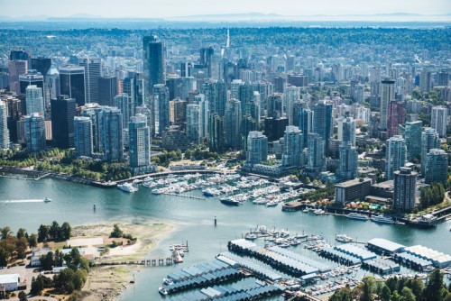 Vancouver nhìn từ trên cao