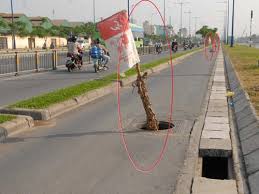 Những cái hố ga như thế này đa