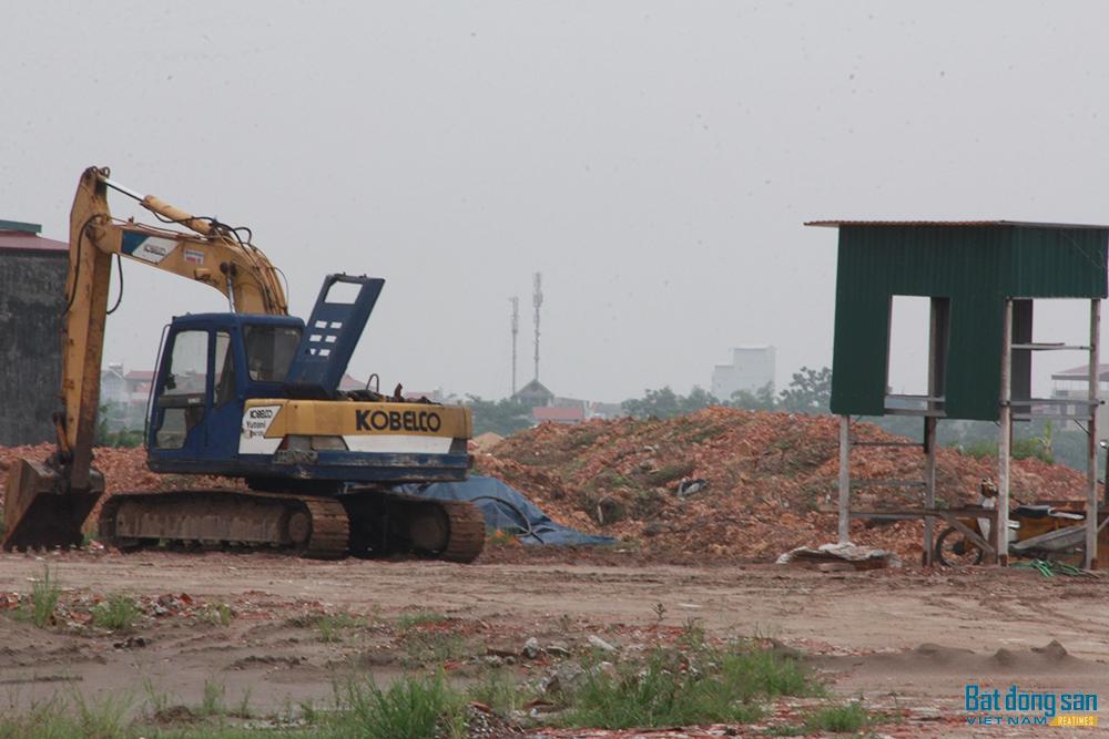Hiện trạng tại dự án Him Lam - Vạn An. (Ảnh chụp ngày 31/07)