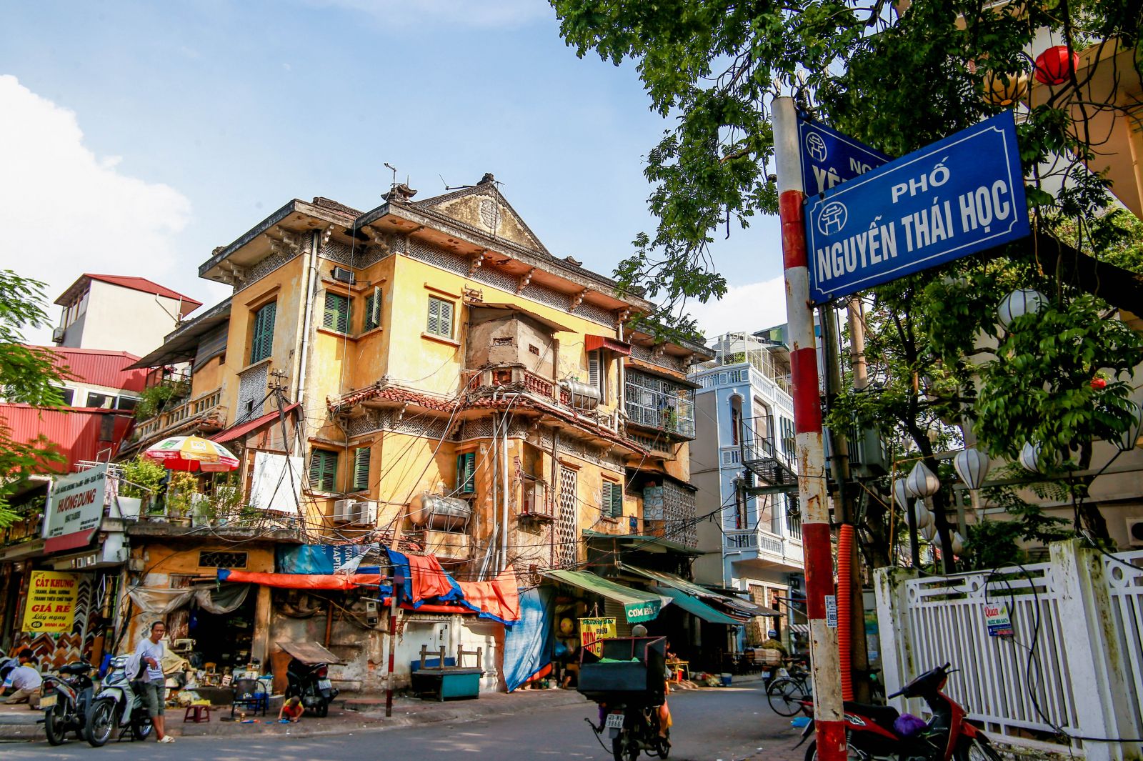 Biệt thự cổ Hà Nội: Đêm ngày đối phó với “thần chết” Căn biệt thự ở số 65 Nguyễn Thái Học. Ảnh: Đỗ Linh.
