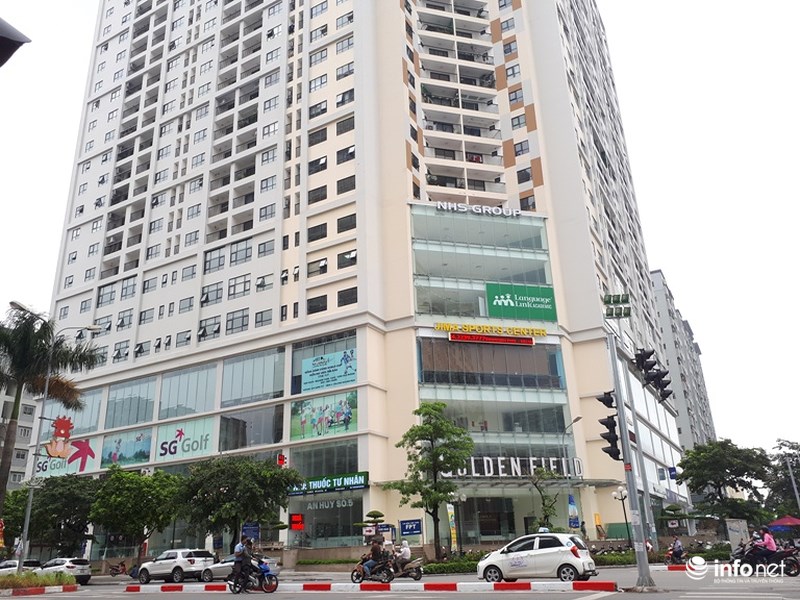 Dự án chung cư Golden Field Mỹ Đình nằm tại khu đô thị Mỹ Đình 1, phường Cầu Diễn (quận Nam Từ Liêm, Hà Nội) do Công ty Cổ phần Địa ốc MB (nay là Tổng Công ty MBLand - MBLand Holdings) làm chủ đầu tư. Ảnh: Nguyễn Lê