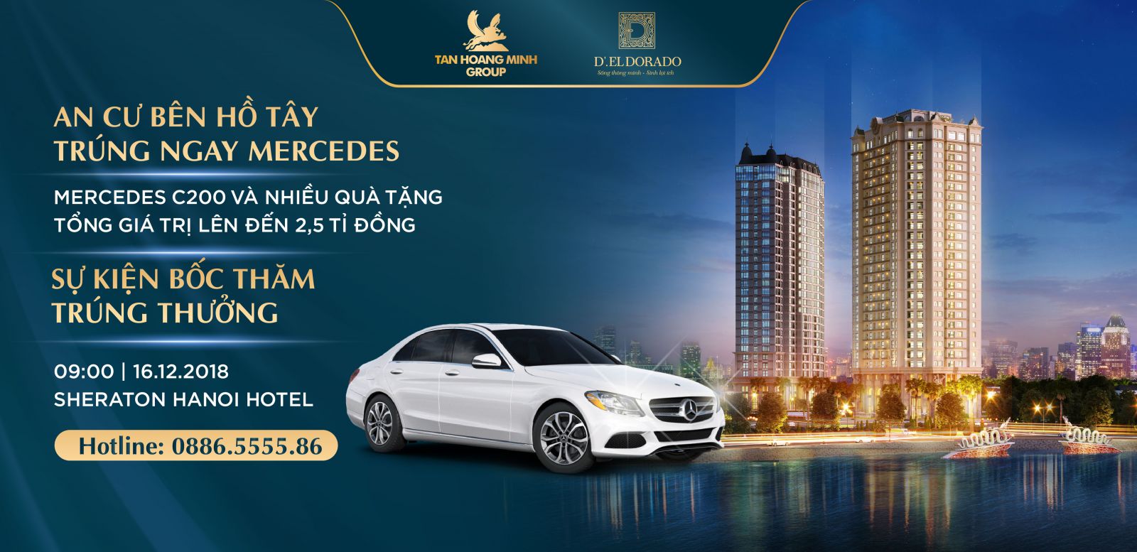 Tân Hoàng Minh dành 2,5 tỷ tri ân khách hàng mua căn hộ D'. El Dorado trong sự kiện cuối năm Tân Hoàng Minh dành 2,5 tỷ tri ân khách hàng mua căn hộ D'. El Dorado trong sự kiện cuối năm
