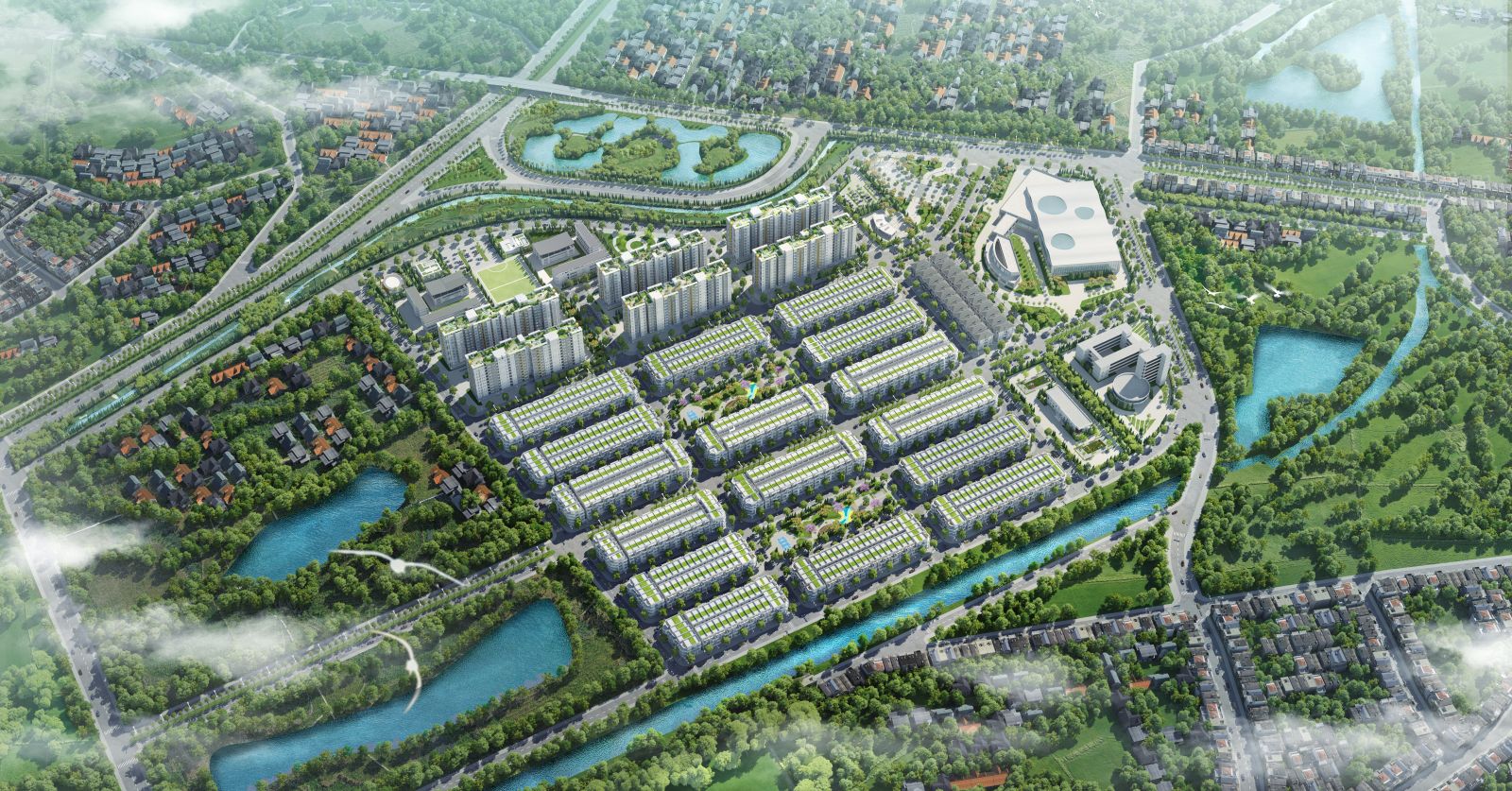 Khu đô thị hoàn chỉnh – “con át chủ bài” chinh phục khách hàng Him Lam Green Park như một thành phố thu nhỏ, đảm bảo đáp ứng đầy đủ nhu cầu của cư dân