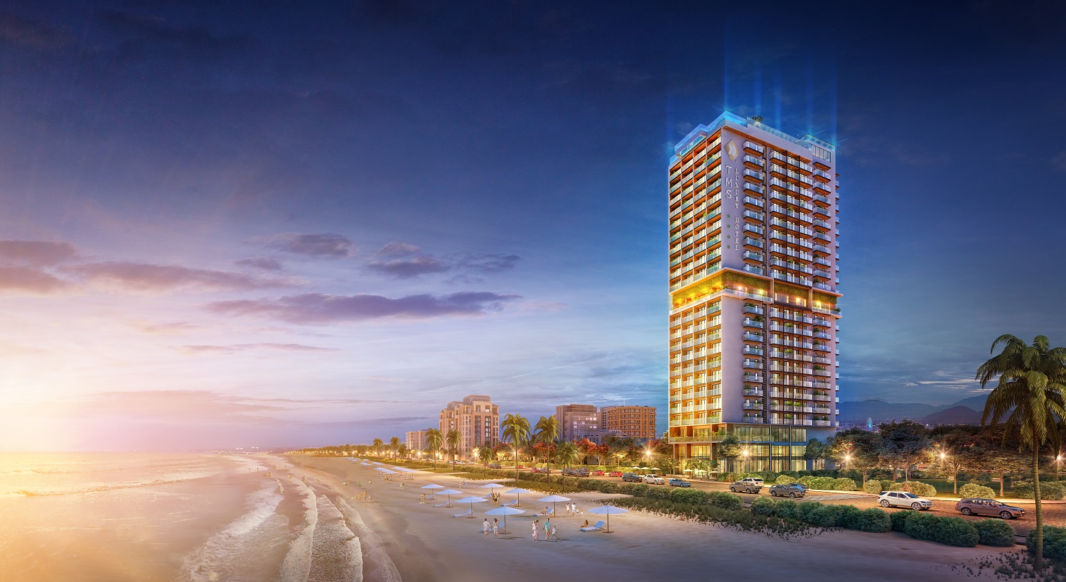 Sở hữu vị trí ven biển, nằm trên đường Võ Nguyên Giáp, TMS Hotel Da Nang Beach đang là tâm điểm thu hút du khách