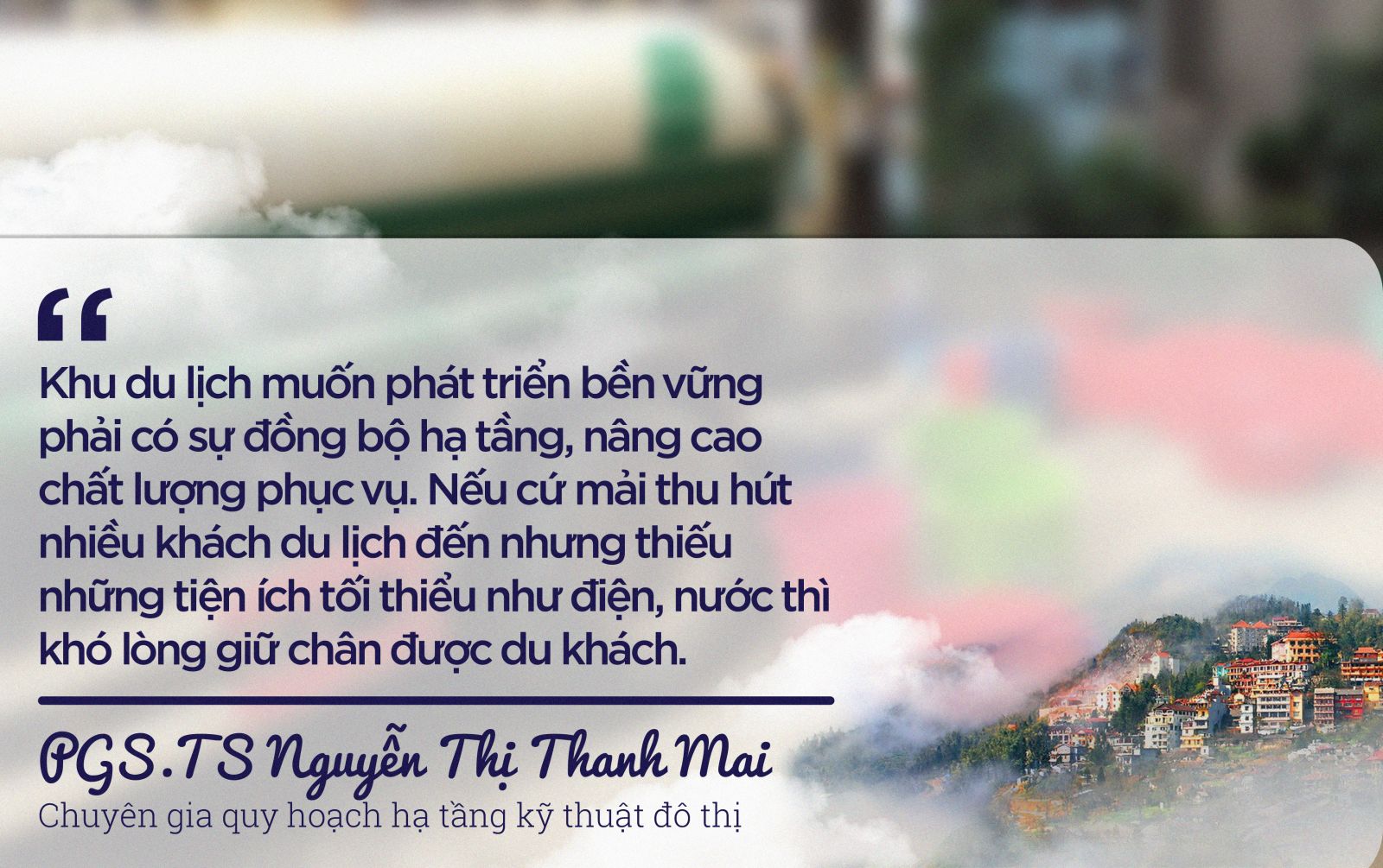 Khu du lịch “khát nước” và câu chuyện hạ tầng bị bỏ quên