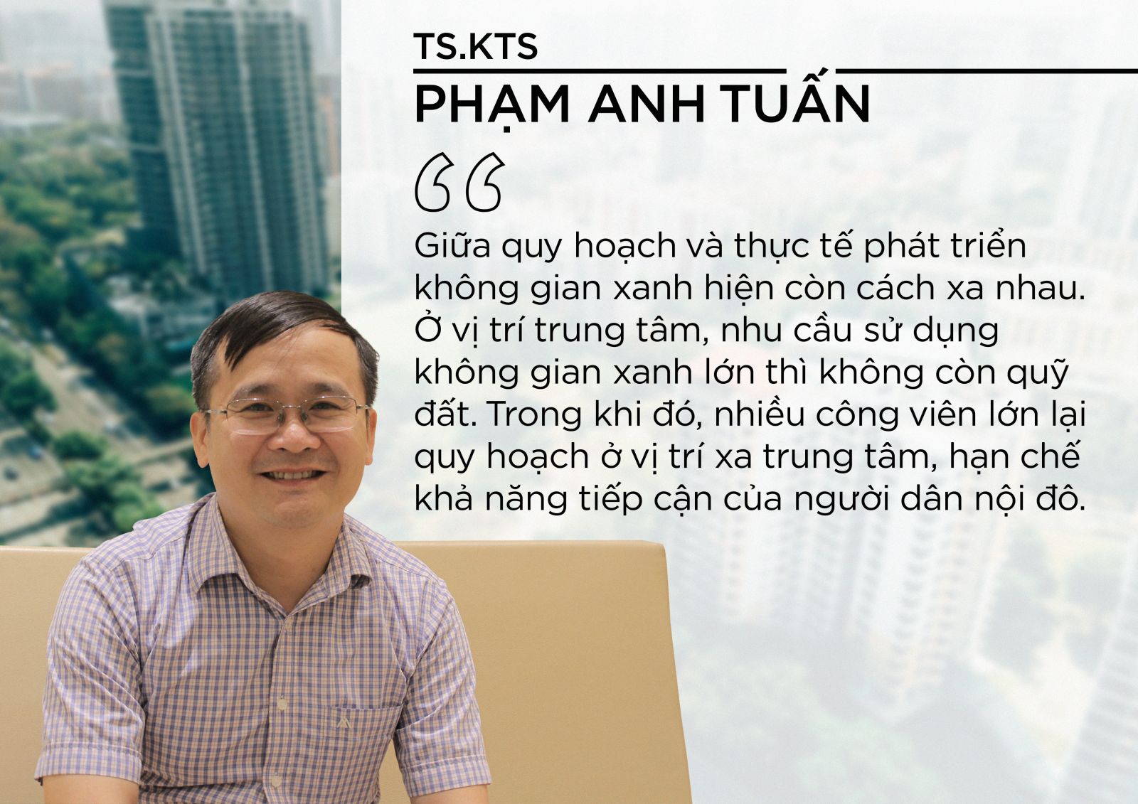 Talkshow Góc nhìn đa chiều: Nghịch lý phát triển không gian xanh đô thị