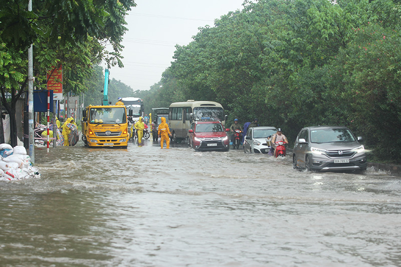 Nội thành Hà Nội còn 16 điểm ngập khi mưa lớn diem 20ngap 20ung 20ha 20noi