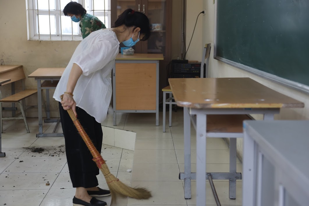 Hà Nội: Sẵn sàng đón học sinh trở lại trường học 12